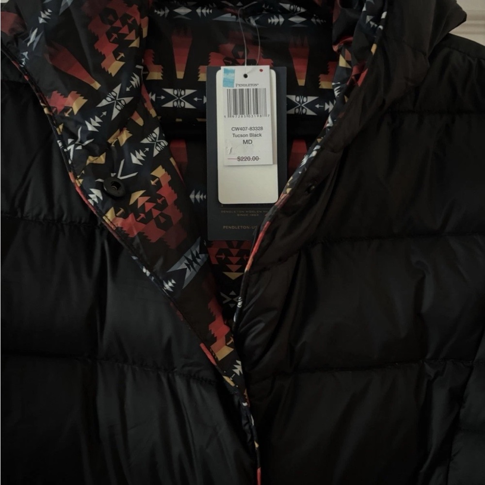 Pendleton Tucson Down Reversible Jacket $220 Med … - image 2